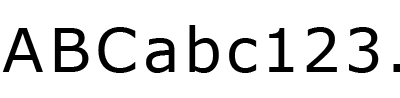 ⑦Verdana