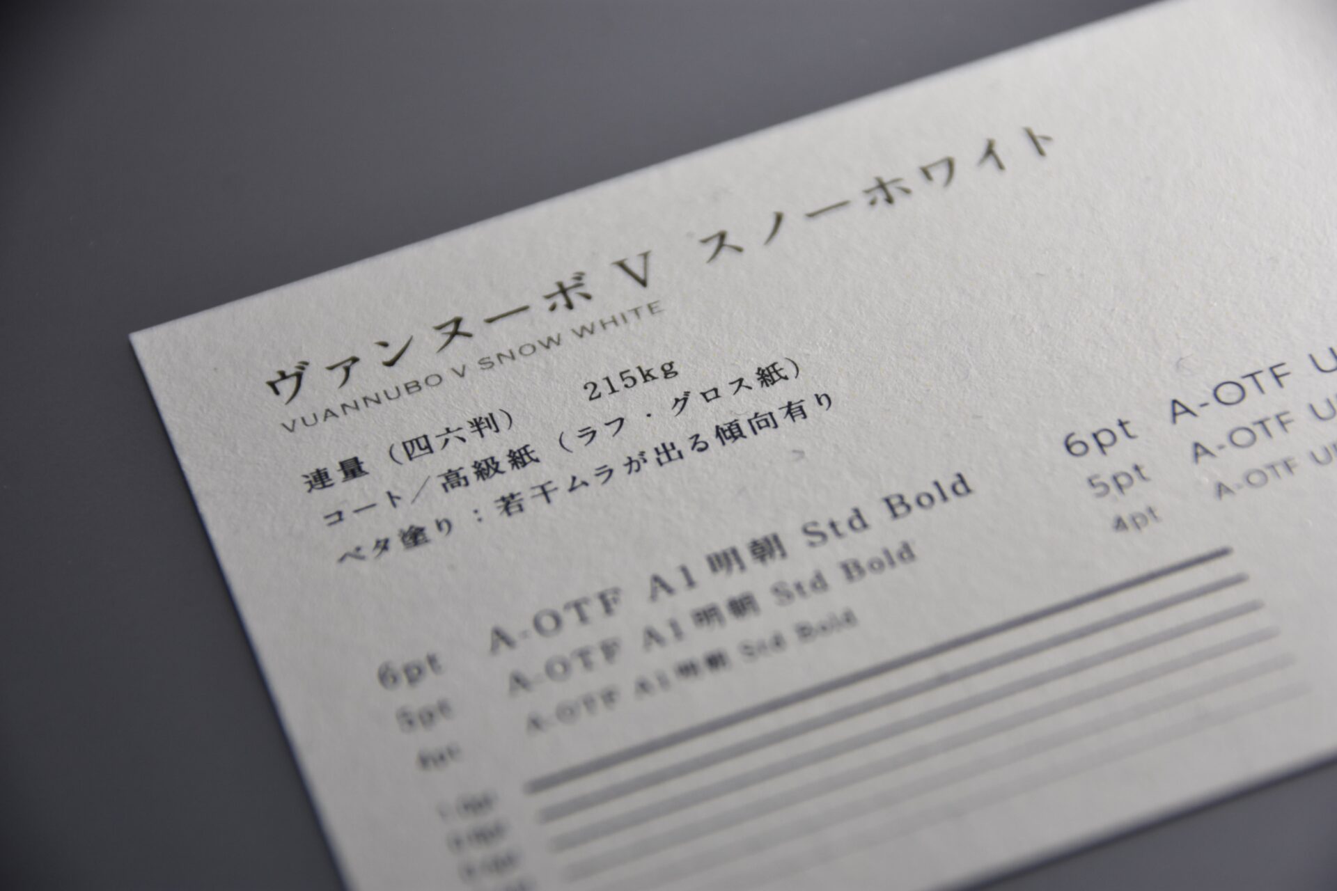 スノーホワイトさま専用ページ ヴァンヌーボ V スノーホワイト - Gracias名刺作成.com